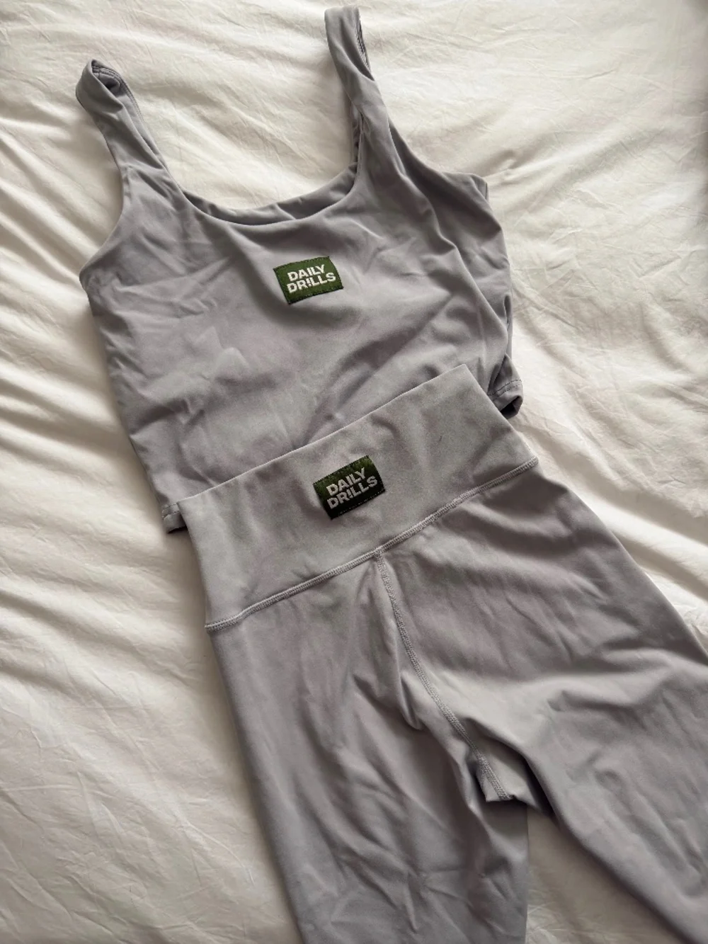 Daily Drills Grey Workout set (Pants and Top sold together) - Picture 1 of 4